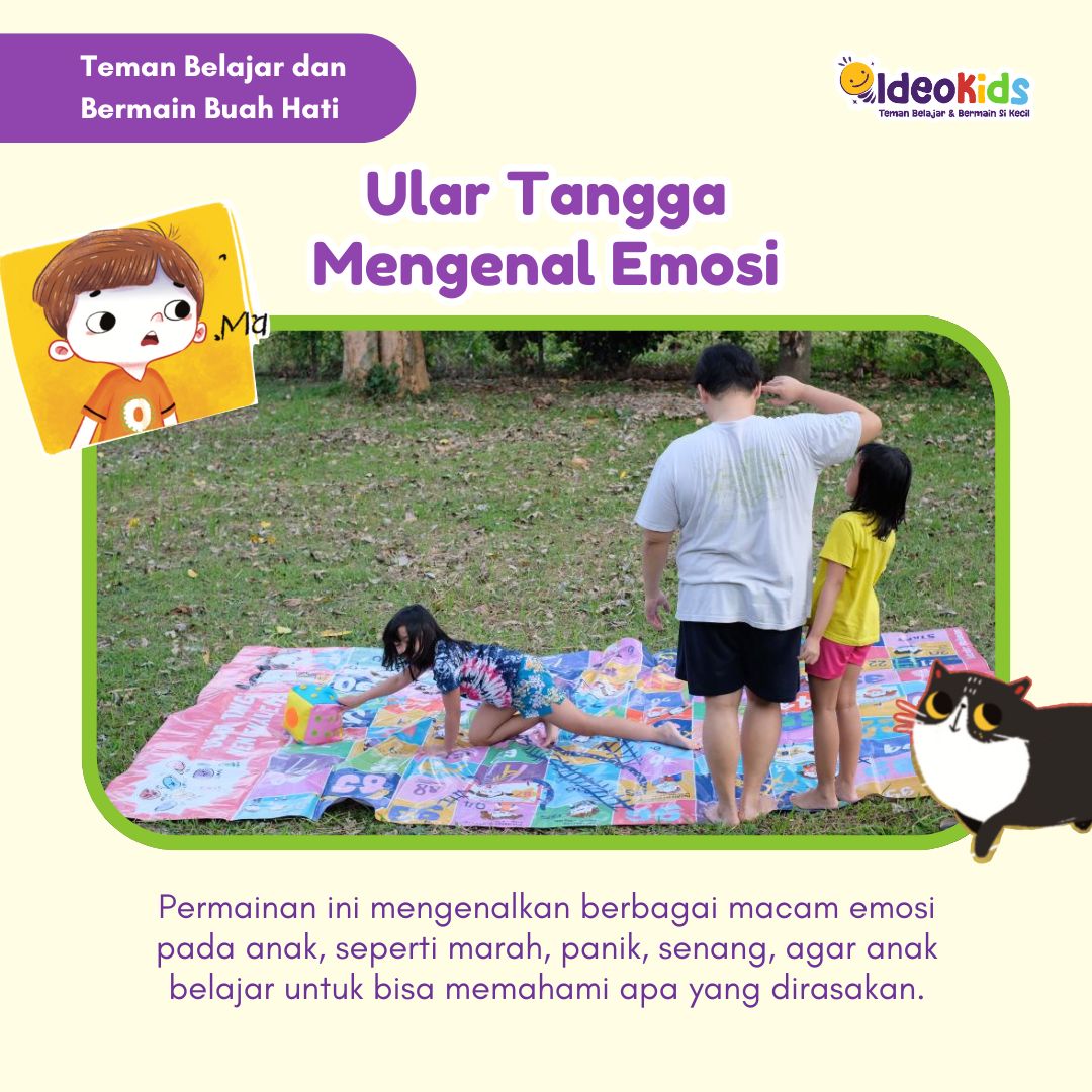 Ular Tangga Mengenal Emosi Ukuran L - Bahasa Indonesia