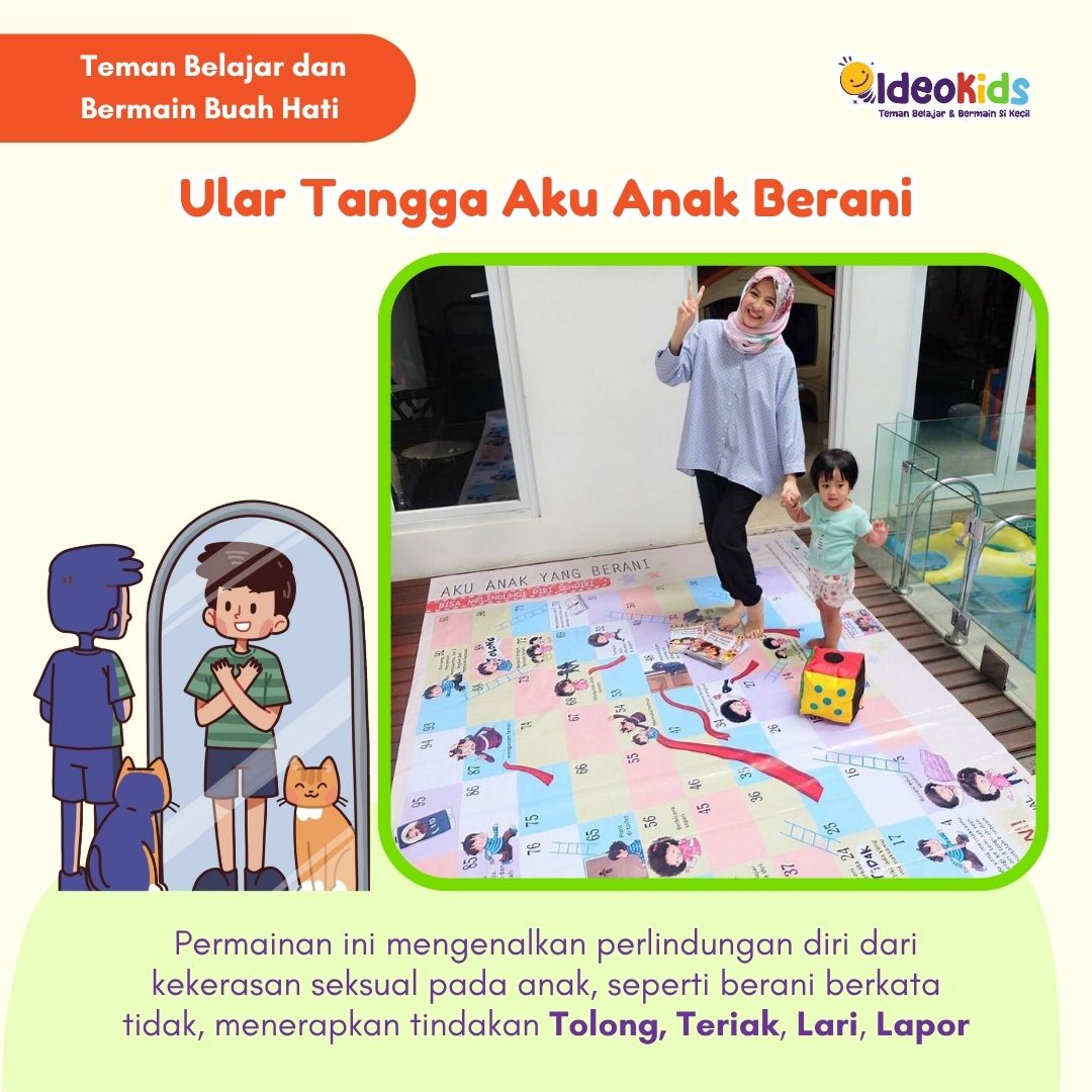 Ular Tangga Aku Anak Berani Ukuran M - Bahasa Indonesia