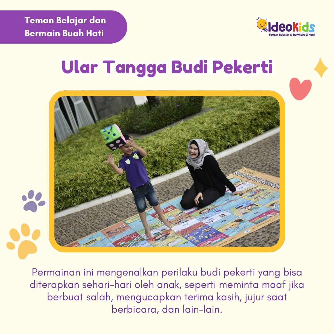 Ular Tangga Budi Pekerti Ukuran M - Bahasa Indonesia