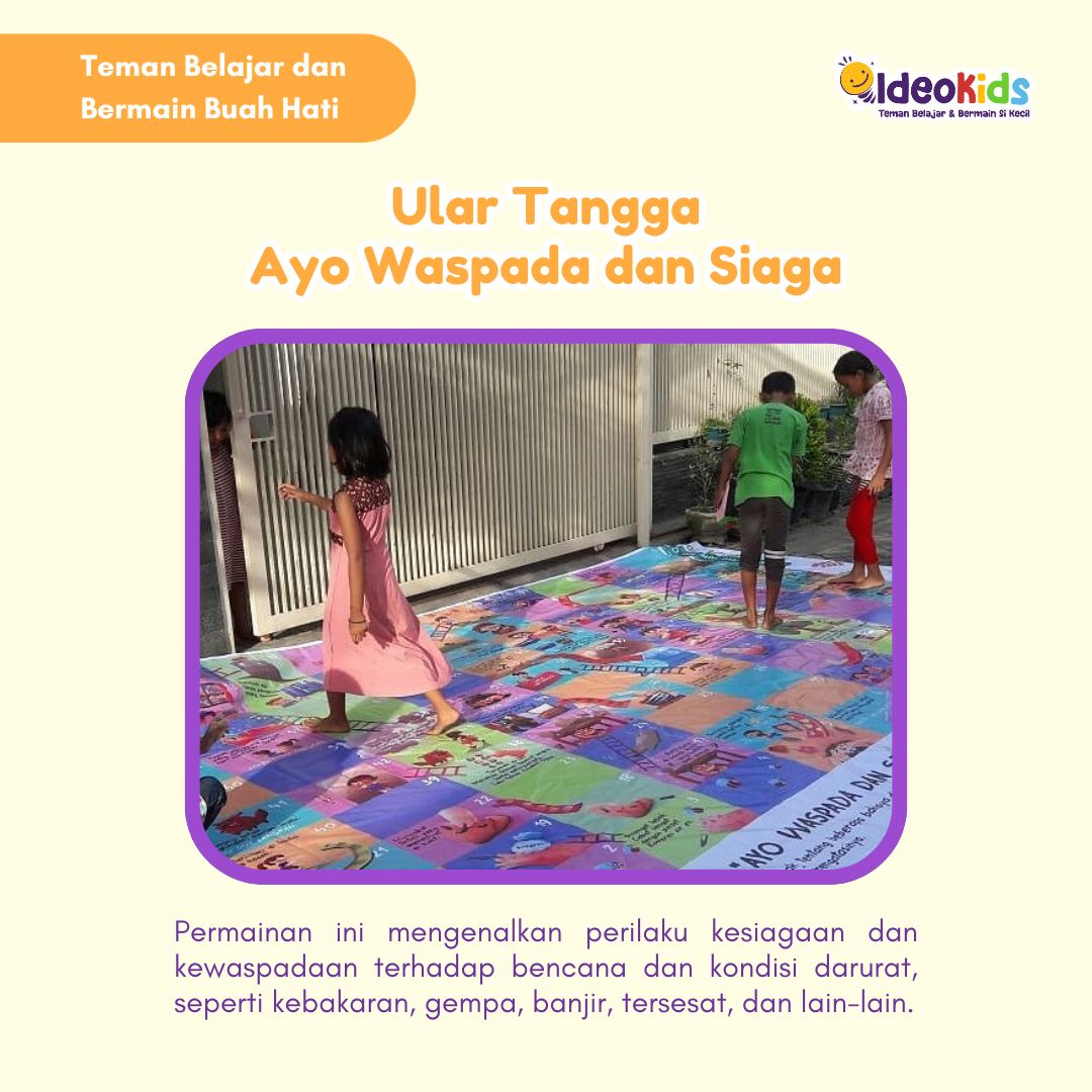 Ular Tangga Waspada dan Siaga Ukuran S - Bahasa Inggris